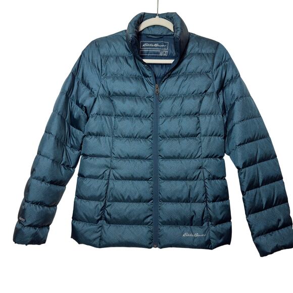 Eddie Bauer Women's Down Puffer Jacket  - Teal - Size Small - Picture 1 of 6